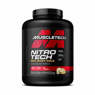 NITRO-TECH 100% WHEY GOLD (2270 GR) FRENCH VANILLA CREME