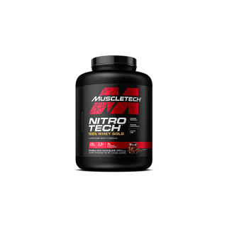 NITRO-TECH 100% WHEY GOLD (2270 GRAMM) DOUBLE RICH CHOCOLATE