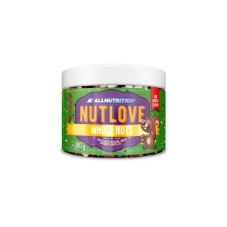 NUTLOVE WHOLE NUTS (300 GR) HAZELNUTS IN DARK, MILK AND WHITE CHOCOLATE