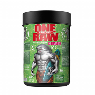 ONE RAW GLUTAMINE (400 GR) CHERRY BOMB