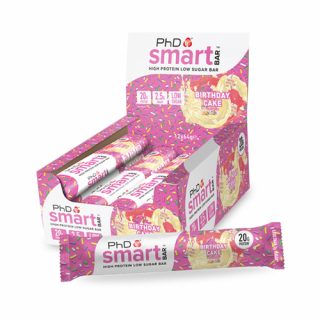 SMART PROTEIN BAR (64 GR) BIRTHDAY CAKE