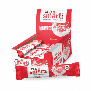 SMART PROTEIN BAR (64 GR) STRAWBERRIES  CREAM
