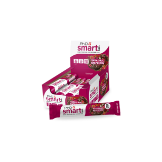 SMART PROTEIN BAR (64 GRAMM) DARK CHOC RASPBERRY