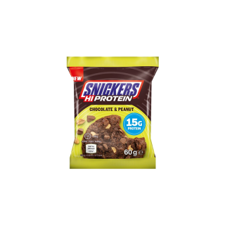 SNICKERS HIGH PROTEIN COOKIE (60 GR) CHOCOLATE  PEANUT