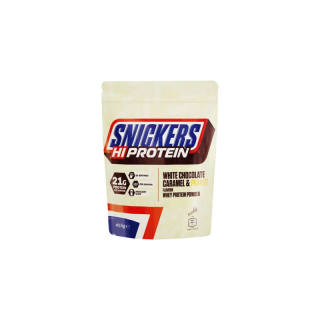 SNICKERS PROTEIN POWDER (455 GR) WHITE CHOCOLATE CARAMEL  PEANUT