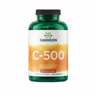 VITAMIN C with ROSE HIPS 500 mg (250 KAPSZULA)
