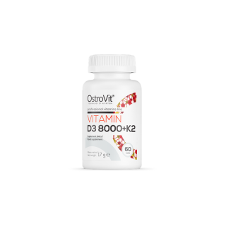 VITAMIN D3 8000IU + K2 (60 TABLETTA)