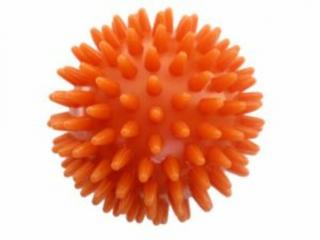 Kemény, tüskés masszírozó labda átm. 63 mm, orange