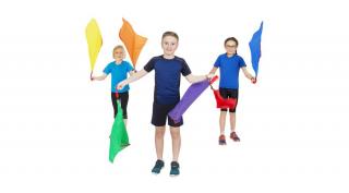 Spordas ritmuszsászló 50 cm, 6 darabos készlet