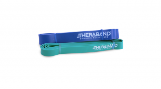 TheraBand - Dynamic Resistance Powerband, haladó csomag (2 db-os, zöld és kék)
