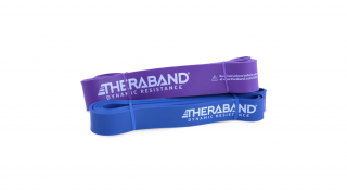 TheraBand - Dynamic Resistance Powerband, sportolói csomag (2 db-os, kék és lila)