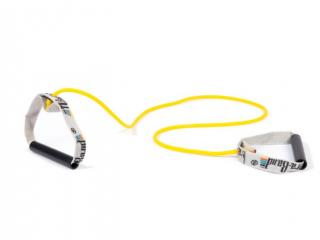 TheraBand Erősítő gumikötél merev fogantyúval 1,4 m, gyenge, sárga