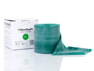 TheraBand™ Erősítő gumiszalag gurigában 45,5 m, erős, zöld