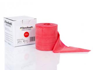 TheraBand™ Erősítő gumiszalag gurigában 45,5 m, közepes, piros