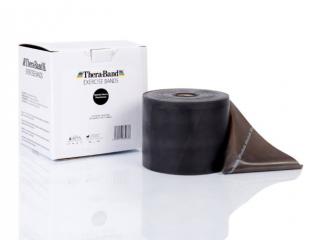 TheraBand™ Erősítő gumiszalag gurigában 45,5 m, szuper erős, fekete