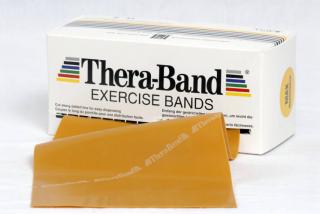 TheraBand™ Erősítő gumiszalag gurigában 5,5 m, legerősebb, arany