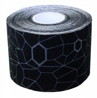 TheraBand kineziológiai tape 5 cm x 5 m, fekete, szürke mintával