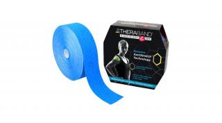 TheraBand kineziológiai tape, kék/kék mintával 5 cm x 31,4 m