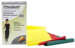 TheraBand Latexmentes erősítő gumiszalag 150 cm - kezdő csomag