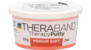 TheraBand Therapy Putty kézterápiás gyurma, közepes puha, piros, 57 g