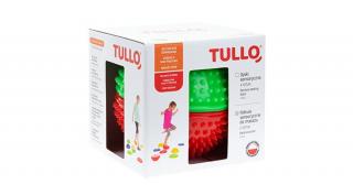Tullo érzékelő félgömb szett (1 pár) - piros - zöld, átm. 16 cm - 36 hó+