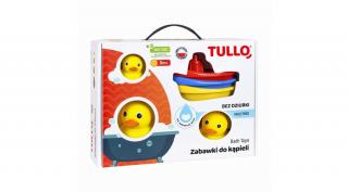 Tullo kacsás fürdőjáték szett (6 darabos) - lyuk nélküli - 0 hó+