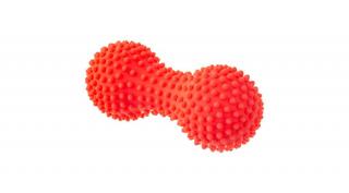 Tullo masszírozó henger, douball, hosszúság: 15,5 cm, piros