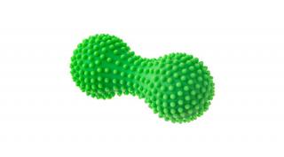 Tullo masszírozó henger, douball, hosszúság: 15,5 cm, zöld