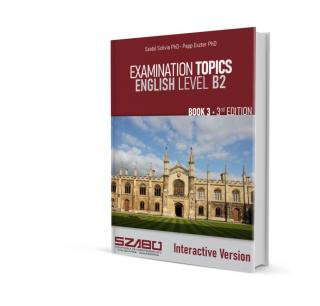 EXAMINATION TOPICS ENGLISH LEVEL B2 BOOK 3 - 3RD EDITION, 1ST Interactive Version