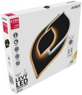 Avide Levy, RF Távirányítóval, 65W, 8700 lumen, CCT, 3 kapcsolási mód