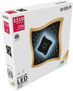 Avide Oyster Bailey mini, 33W, 2700 lumen, CCT, 3 kapcsolási mód