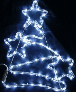Karácsonyi csillag figura IP44, kültérre is!
