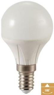 Led körte égő 5W, 535 Lumen, 45 mm, 4200 kelvin, E14 közép fehér