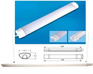 Led tri-proof lámpa 120cm, 36W, 3300Lumen, 4000K, IP65