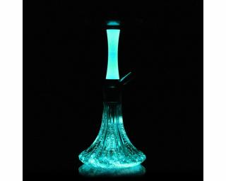 Aladin vizipipa ¤ Epox 360 ¤ Glow Blue/Glass Glow Blue ¤ 36cm