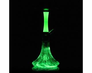 Aladin vizipipa ¤ Epox 360 ¤ Glow Green/Glass Glow Green ¤ 36cm