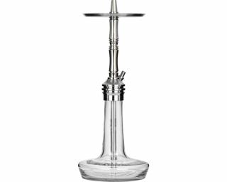 Moze Varity Lounge Silver Hookah  ¤ Silver Steel ¤ 50cm