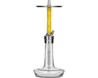 Moze Varity Lounge Silver Hookah  ¤ Wavy Yellow ¤ 50cm