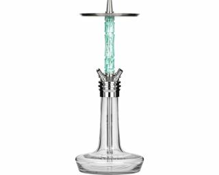 Moze Varity Squad Silver Hookah  ¤ Wavy Mint ¤ 50cm