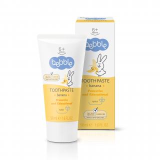 Bebble Toothpaste Banana 50 ml - Gyermek fogkrém Bebble Banán