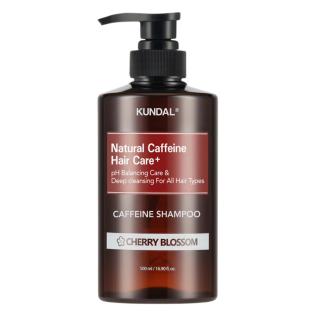 Kundal Natural Caffeine Hair care+, 500 ml - erősítő sampon koffeinnel