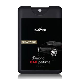 Santini autó illatminta - Diamond Cedarwood, 18 ml