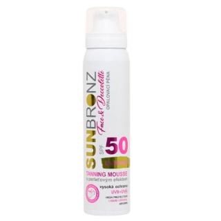 SUN BRONZ Opalovací pěna s perleťovým efektem SPF 50 100 ml