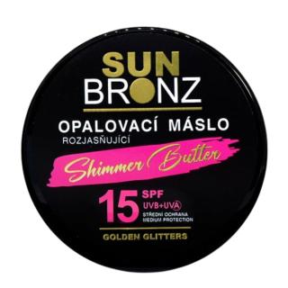 SUN BRONZ Rozjasňující opalovací máslo s třpytivým efektem - Maracuja SPF 15 100 ml