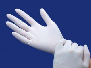 Fodrász gumikesztyű minimális púderral  S-es 100db - Latex OR01671  Spain