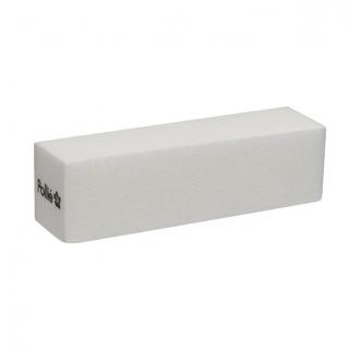 Körömreszelő buffer 2,5×2,5×9,7cm fehér - 120/120/120/120 4oldalú