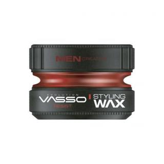 Vasso Barber erős tartású magas fényű hajwax férfi hajra 150ml