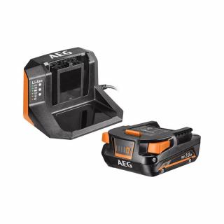 AEG SETL1820S 18V akkumulátor 2.0Ah és töltő (4935478932)