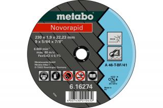 METABO - Novorapid 230x1,9x22,2mm Inox Vágótárcsa - 616274000