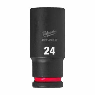 MILWAUKEE 1/2" Shockwave Impact Duty HOSSZÚ dugókulcs - gépi 24mm